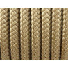 CORDE TRESSEE 6MM / BEIGE