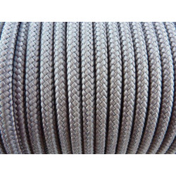 CORDE TRESSEE 6MM / GRIS