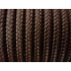 CORDE TRESSEE 6MM / CHOCOLAT