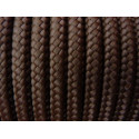 CORDE TRESSEE 6MM / CHOCOLAT