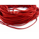 LACET PLAT SUEDINE 1 METRE ROUGE