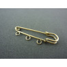 BROCHE EPINGLE 50MM BRONZE