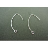  BOUCLES D'OREILLE "V" 