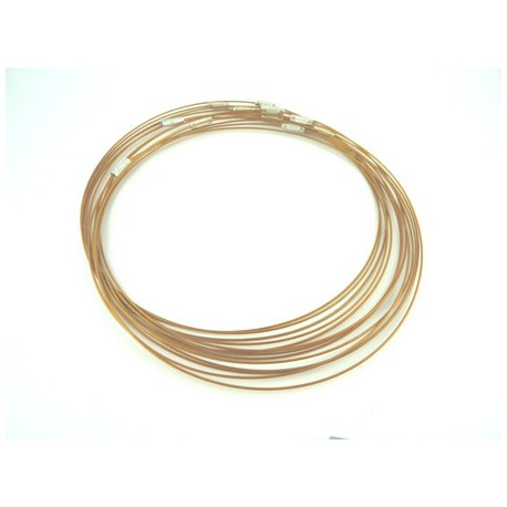 TOUR DE COU CABLE BRONZE