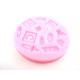 MOULE SILICONE ROSE THEME BEBE