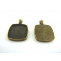 SUPPORT DE PENDENTIF BRONZE 