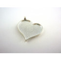 PENDENTIF COEUR DECALE