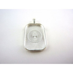 PENDENTIF RECTANGLE BORDS ARRONDIS