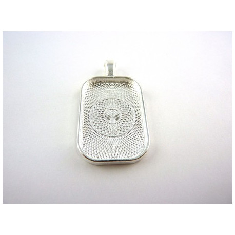 PENDENTIF RECTANGLE BORDS ARRONDIS