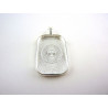 PENDENTIF RECTANGLE BORDS ARRONDIS