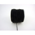 CHAINETTE BILLE 1mm NOIRE 