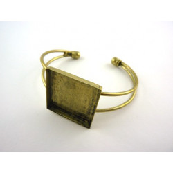 BRACELET A DECORER CARRE BRONZE