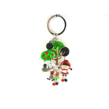 PORTE CLE LOUP ET CHAPERON 1