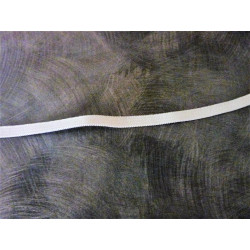 ELASTIQUE PLAT 5MM SOUPLE BLANC 10 METRES