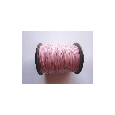 COTON CIRE ROSE 1mm