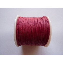 COTON CIRE FUSHIA 1mm