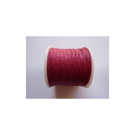 COTON CIRE FUSHIA 1mm