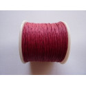 COTON CIRE FUSHIA 1mm