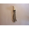 POMPON METAL ARGENTE petit modèle