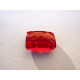 RECTANGLE PLAT FACETTES 18 X13MM ROUGE RUBIS X 4