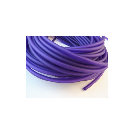 TUBE CREUX PVC 4mm VIOLET