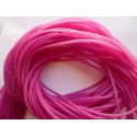 TUBE CREUX PVC 4mm FUCHSIA