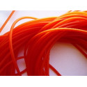 TUBE CREUX PVC 4mm ORANGE