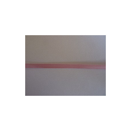 LACET PLAT PVC 6X2 ROSE PALE 50CM