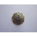 CALOTTE FILIGREE FLEUR 18mm X4