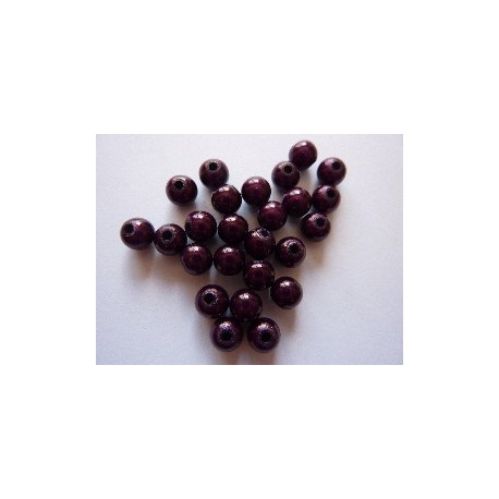 PERLE MAGIQUE 6mm X 25 PRUNE