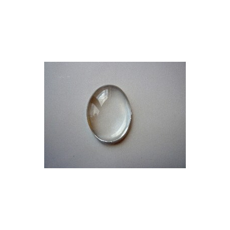 CABOCHON VERRE 25X18MM x2