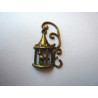 BRELOQUE BRONZE ANTIQUE CAGE SUSPENDUE