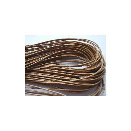 CORDON CUIR 1,5mm NATUREL