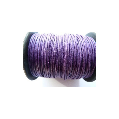 COTON CIRE VIOLET 1mm